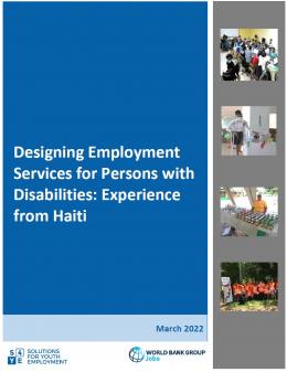 Designing Employment Services for Persons with Disabilities: Experience from Haiti
