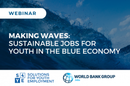 Webinar: Making Waves - Sustainable Jobs for Youth in the Blue Economy S4YE