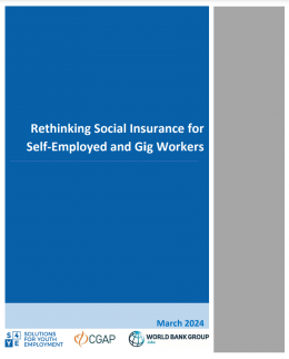 Rethinking Social Insurance for Self-Employed and Gig Workers
