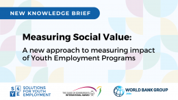 Measuring Social Value: A new approach to measuring impact of Youth Employment Programs