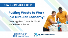 Putting Waste to Work in a Circular Economy: Creating Good Jobs for Youth in the Waste Sector S4YE