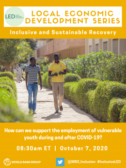 How can we Support the Employment of Vulnerable Youth During and After COVID-19?
