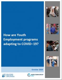 How are Youth Employment programs adapting to COVID‒19?