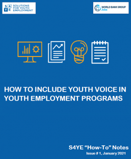 How To Include Youth Voice In Youth Employment Programs- How To Note Issue 1